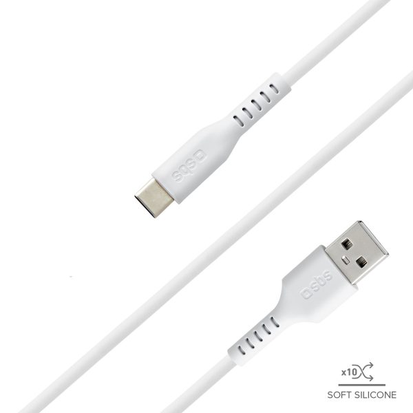 Kabelis USB-A - USB-C 1,5 m - balts
