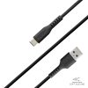 Kabelis USB-A - USB-C 1,5 m - melns
