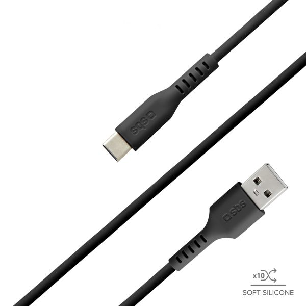 Kabelis USB-A - USB-C 1,5 m - melns