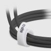 USB-C 60W 1,5 m pinuma kabelis - melns