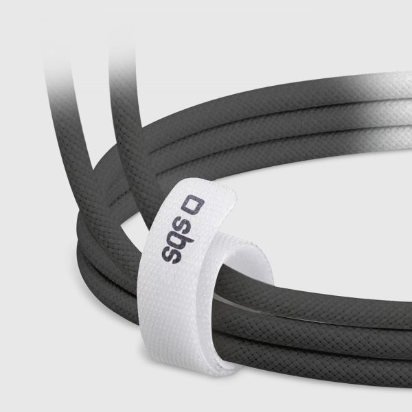 USB-C 60W 1,5 m pinuma kabelis - melns