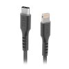 Kabelis USB-C - iPhone Lightning 1m - melns