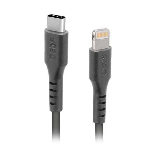 Kabelis USB-C - iPhone Lightning 1m - melns