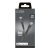 Kabelis USB-C - iPhone Lightning 1m - melns
