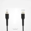 Kabelis USB-C - iPhone Lightning 1m - melns