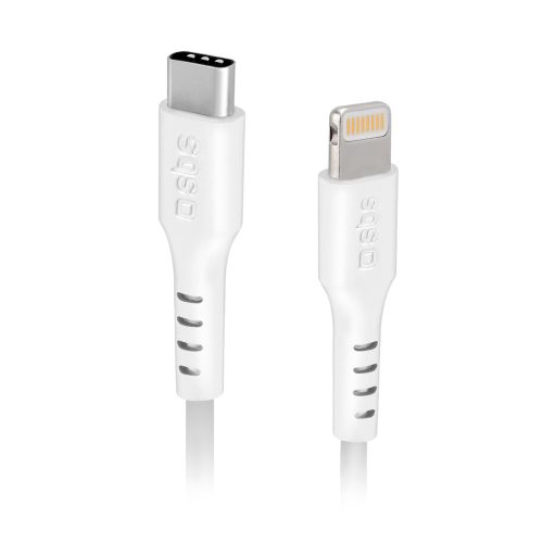 MFi sertificēts USB-C kabelis - iPhone Lightning 1m - balts