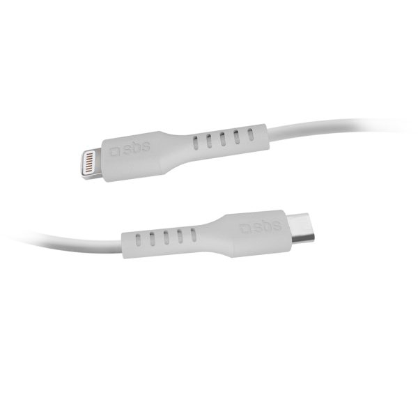MFi sertificēts USB-C kabelis - iPhone Lightning 1m - balts