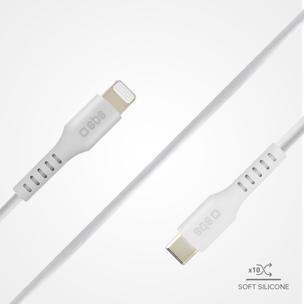MFi sertificēts USB-C kabelis - iPhone Lightning 1m - balts