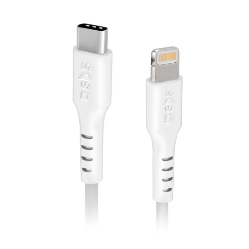 Kabelis USB-C - iPhone Lightning 2m - balts