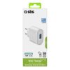 USB-A 10W sienas lādētājs - balts