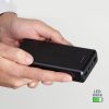 Powerbank 20000 mAh USB-A USB-C - melns