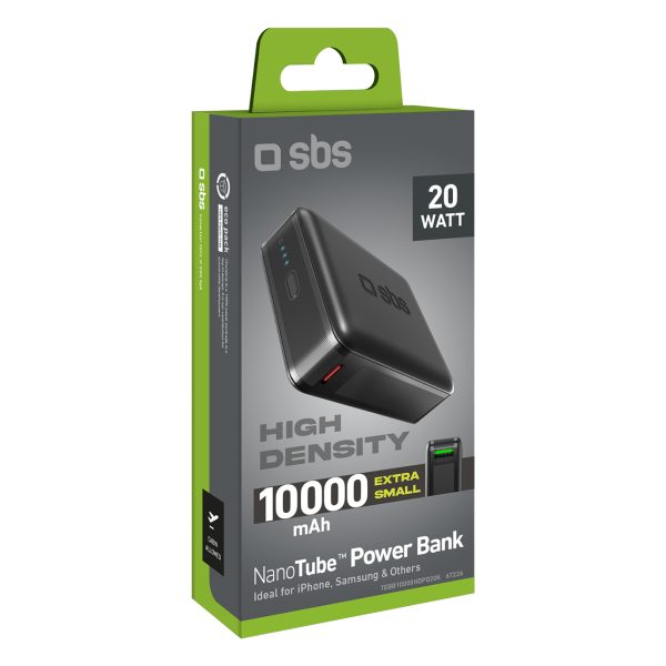 Powerbank 10000 mAh Power Delivery - melns