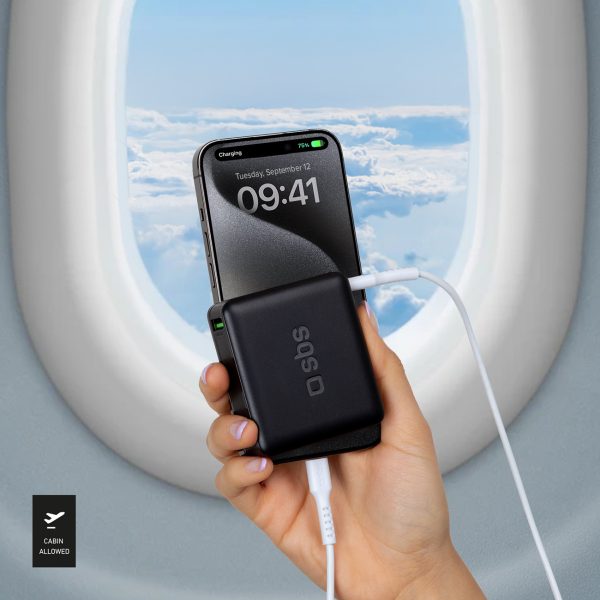 Powerbank 10000 mAh Power Delivery - melns
