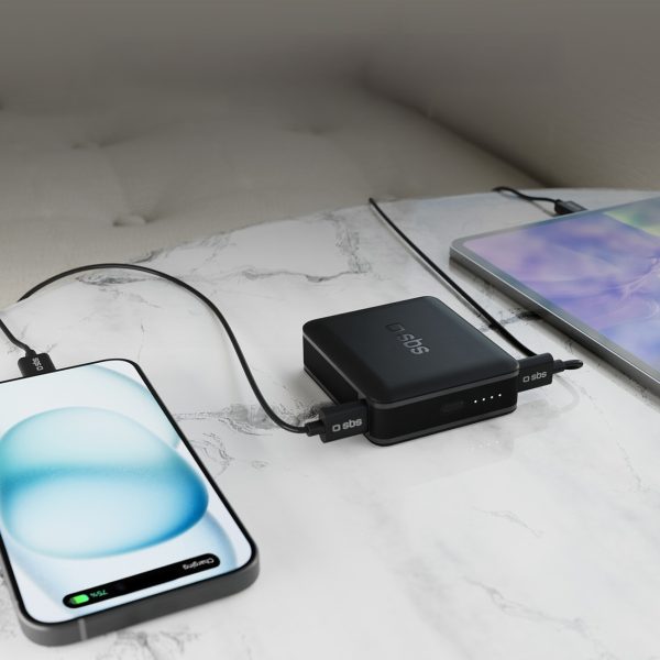Powerbank 10000 mAh Power Delivery - melns