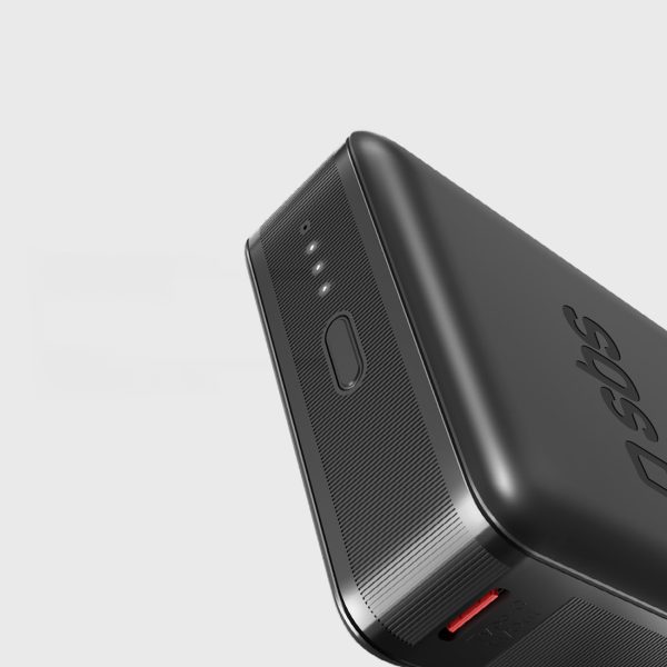 Powerbank 10000 mAh Power Delivery - melns