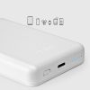 Powerbank 5000 mAh USB-C, saderīgs ar MagSafe - balts