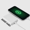 Powerbank 5000 mAh USB-C, saderīgs ar MagSafe - balts