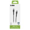 Kabelis USB-C - USB-C 3m - melns