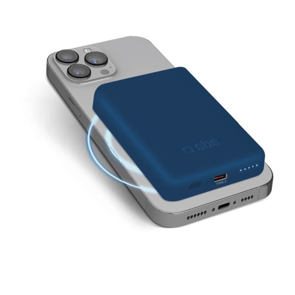 Powerbank 5000mAh MagSafe - zils