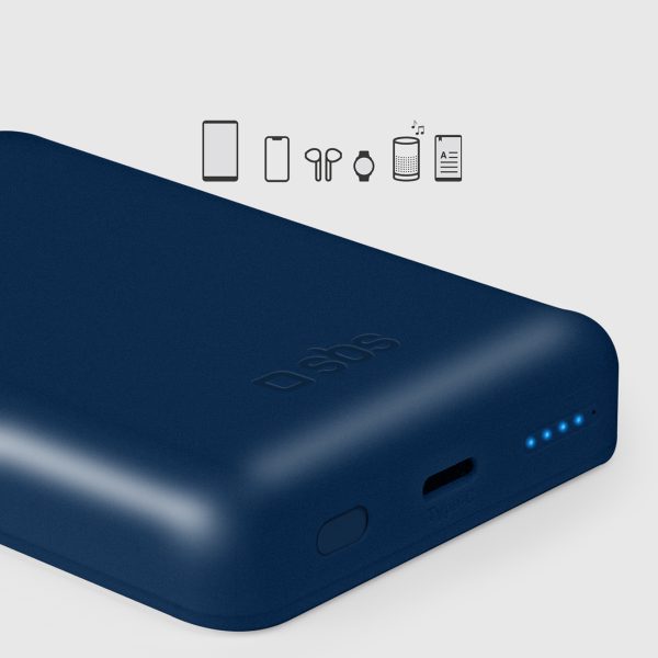 Powerbank 5000mAh MagSafe - zils