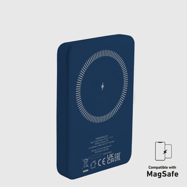 Powerbank 5000mAh MagSafe - zils
