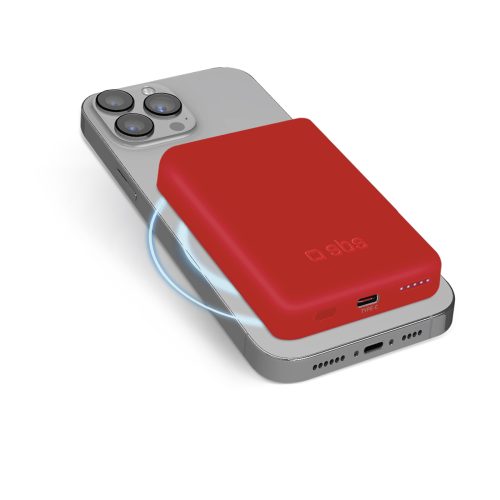 Powerbank 5000mAh MagSafe - sarkans