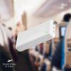 Powerbank 20000mAh PD MicroUSB USB-C USB-A 20W - balts