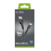 Kabelis USB-A - Micro-USB 1m - melns