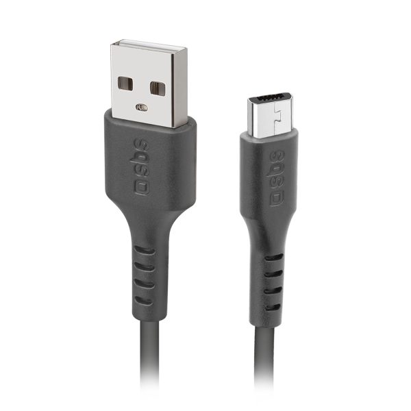 Kabelis USB-A - Micro-USB 2m - melns