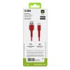 Kabelis USB-A - USB-C 1,5 m - sarkans