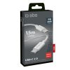 USB-C 60W 1,5 m pīts kabelis - pelēks