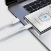 USB-C 60W 1,5 m pīts kabelis - pelēks