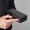 Powerbank 30000mAh USB-C USB-A - melns