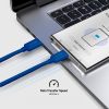 Pīts USB-C kabelis - USB-C 60W 1.5m - Zils