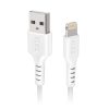 Kabelis USB-A - iPhone Lightning - Balts