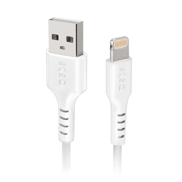 Kabelis USB-A - iPhone Lightning - Balts