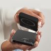 5000mAh bezvadu pārnēsājamais akumulators ar USB-C un MagSafe adapteriem - melns