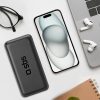 Powerbank 20000mAh PD USB-C USB-A Micro USB 20W - melns