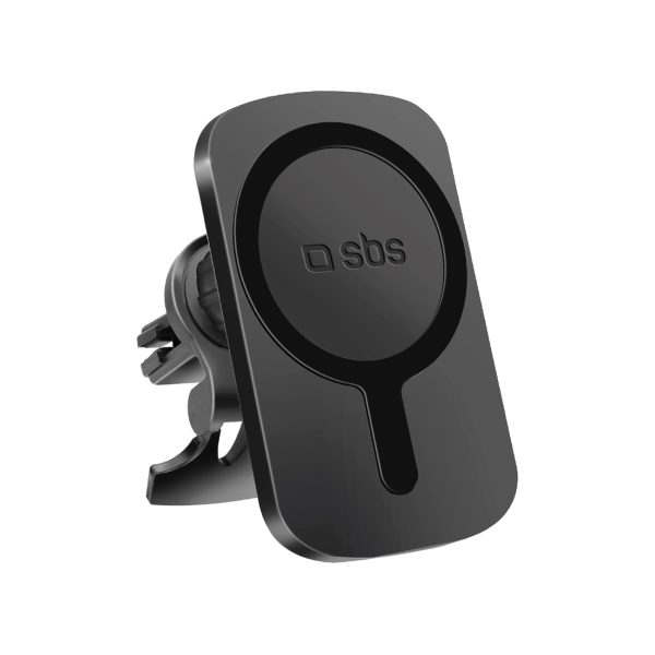 Viedtālruņa automašīnas turētājs ar MagSafe lādētāju - melns