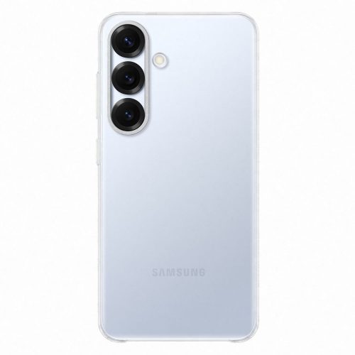 Samsung Clear Case silikona aizmugurējais vāciņš Samsung Galaxy S25 tālrunim - caurspīdīgs