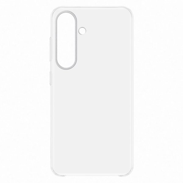 Samsung Clear Case silikona aizmugurējais vāciņš Samsung Galaxy S25 tālrunim - caurspīdīgs