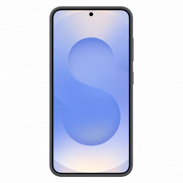 Samsung silikona maciņš priekš Samsung Galaxy S25 - melns