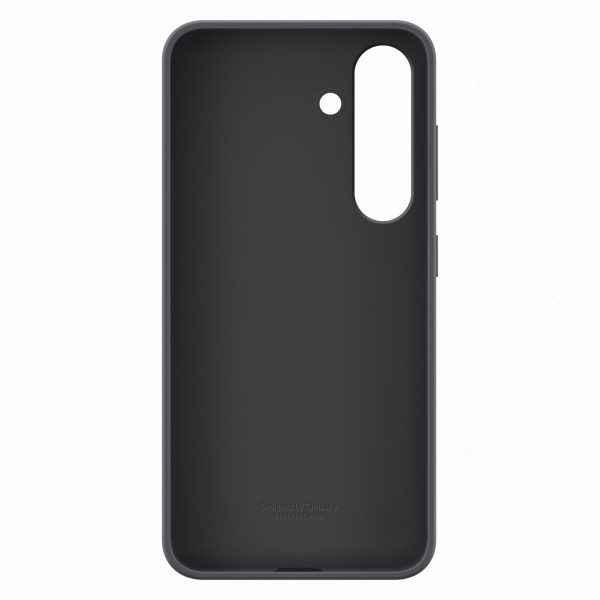 Samsung silikona maciņš priekš Samsung Galaxy S25 - melns