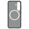 Spigen Capella MagFit silikona aizmugurējais maks-apvalks Samsung Galaxy S25 tālrunim - melns