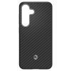 Spigen Enzo Aramid MagFit silikona maciņš Samsung Galaxy S25 tālrunim - melns