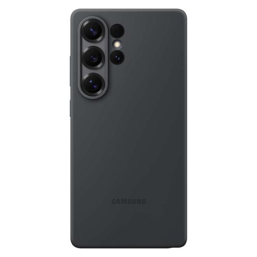 Samsung silikona maciņš priekš Samsung Galaxy S25 Ultra - melns