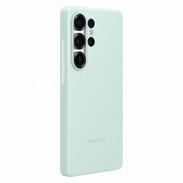 Samsung silikona maciņš priekš Samsung Galaxy S25 Ultra - piparmētru krāsā