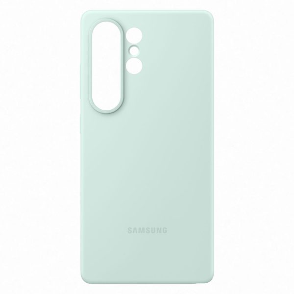 Samsung silikona maciņš priekš Samsung Galaxy S25 Ultra - piparmētru krāsā