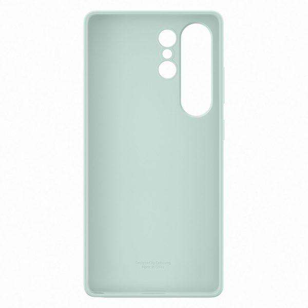 Samsung silikona maciņš priekš Samsung Galaxy S25 Ultra - piparmētru krāsā