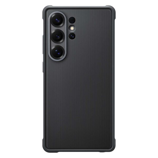 Samsung izturīgs silikona maciņš priekš Samsung Galaxy S25 Ultra - melns